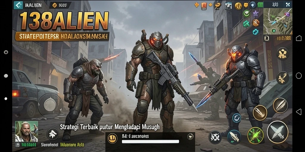 Tangkapan layar gameplay <strong>138ALIEN</strong> menampilkan aksi pertempuran yang mendebarkan.