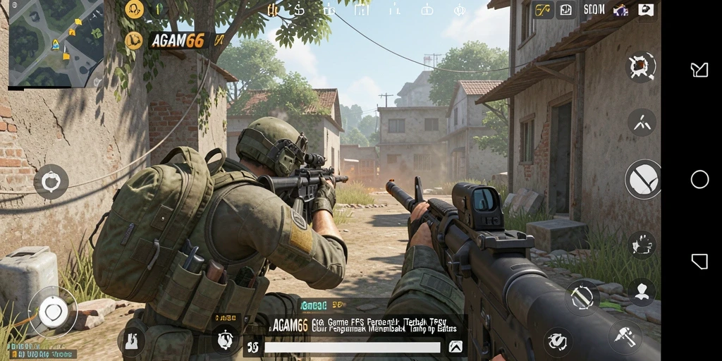 Tangkapan layar gameplay AGAM66 dengan aksi menembak yang mendebarkan.