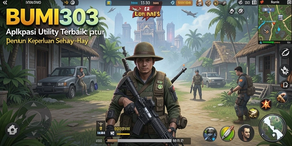 Tampilan aplikasi BUMI303 yang modern dan intuitif.