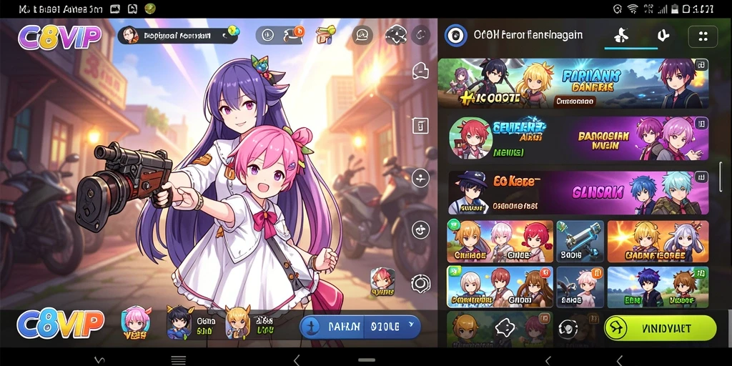 Gameplay seru dengan karakter anime favorit Anda.