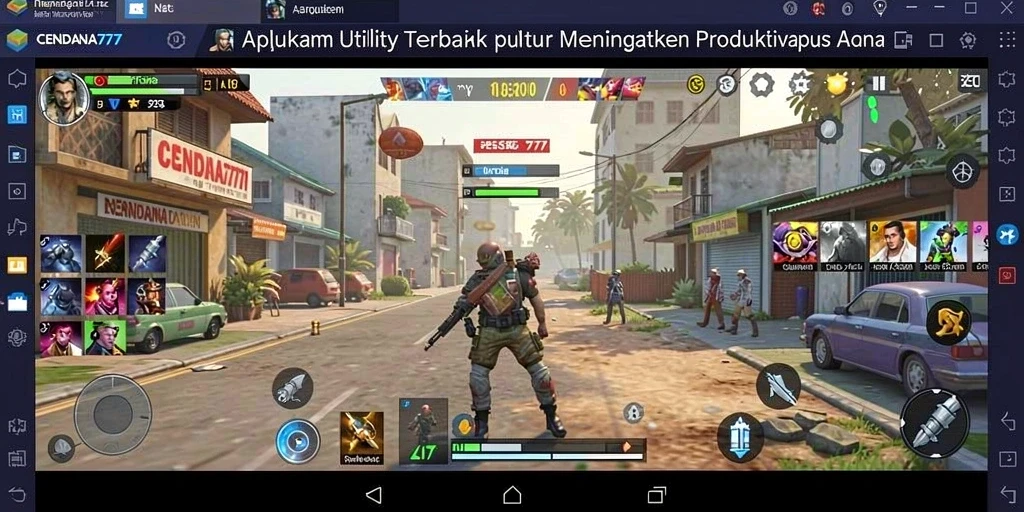Tampilan antarmuka CENDANA777 yang sederhana dan intuitif
