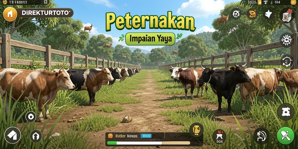 Screenshot menampilkan gameplay seru di DIREKTURTOTO.