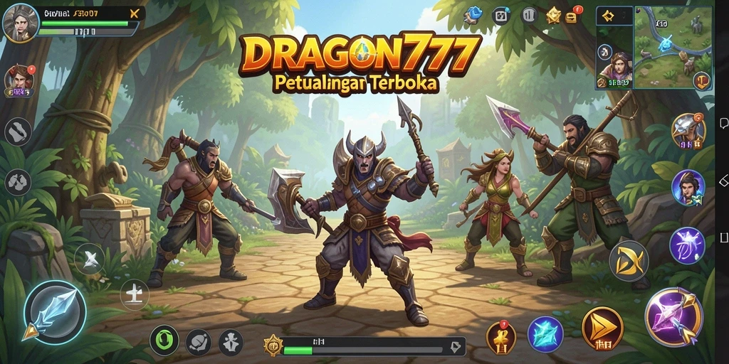 Screenshot gameplay DRAGON777 yang menunjukkan dunia terbuka yang luas dan mendetail.