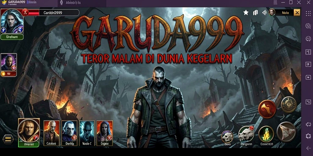 Tampak seram saat menjelajahi tempat angker di GARUDA999.