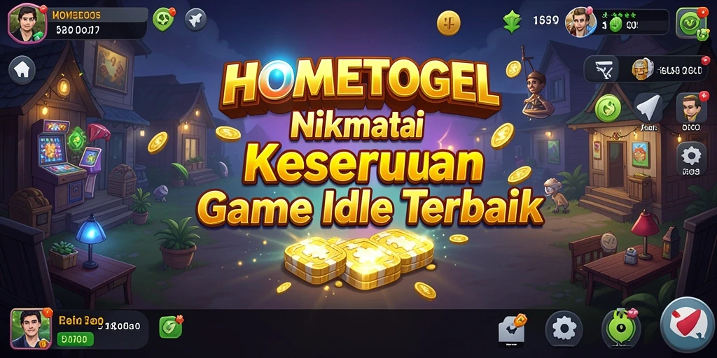 Tampilan gameplay HOMETOGEL yang seru dan interaktif.