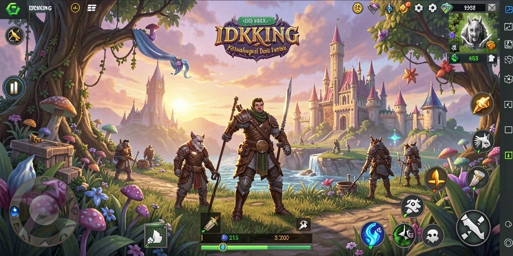 Screenshot gameplay IDRKING yang menampilkan aksi seru dalam petualangan.