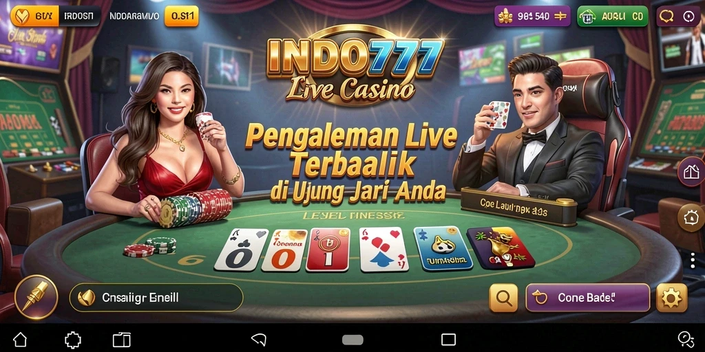 Gameplay Live Casino yang mendebarkan dan interaktif di INDO777.