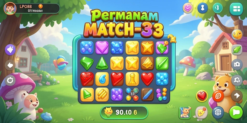 Tampilan gameplay LPO88 yang menawan dan penuh warna.
