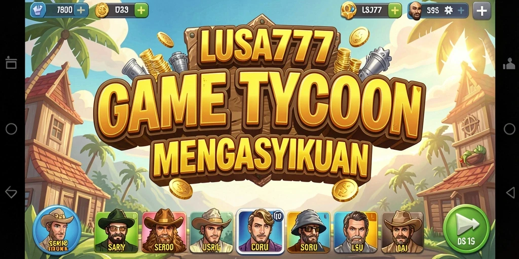 Screenshot menunjukkan momen seru dalam gameplay Tycoon.