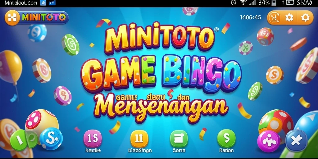 Tampilan gameplay seru dalam MINITOTO saat bermain Bingo.