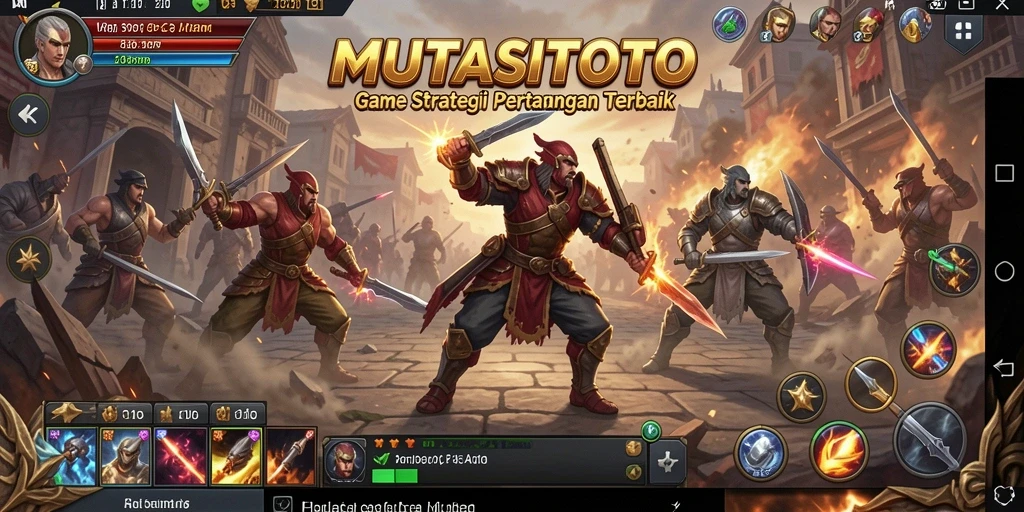 Tampilan permainan MUTASITOTO dengan strategi tempur yang menarik.