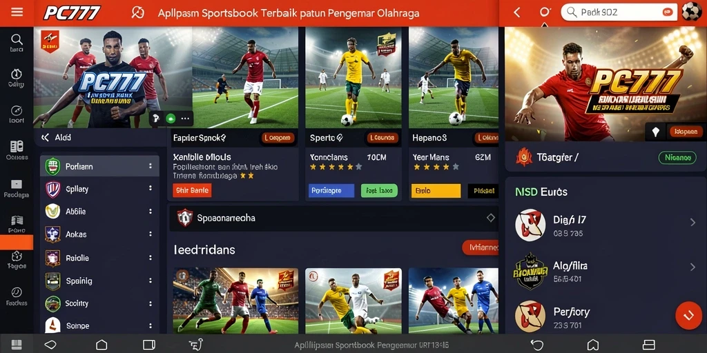 Tampilan gameplay menarik di PC777 dengan berbagai opsi taruhan olahraga.