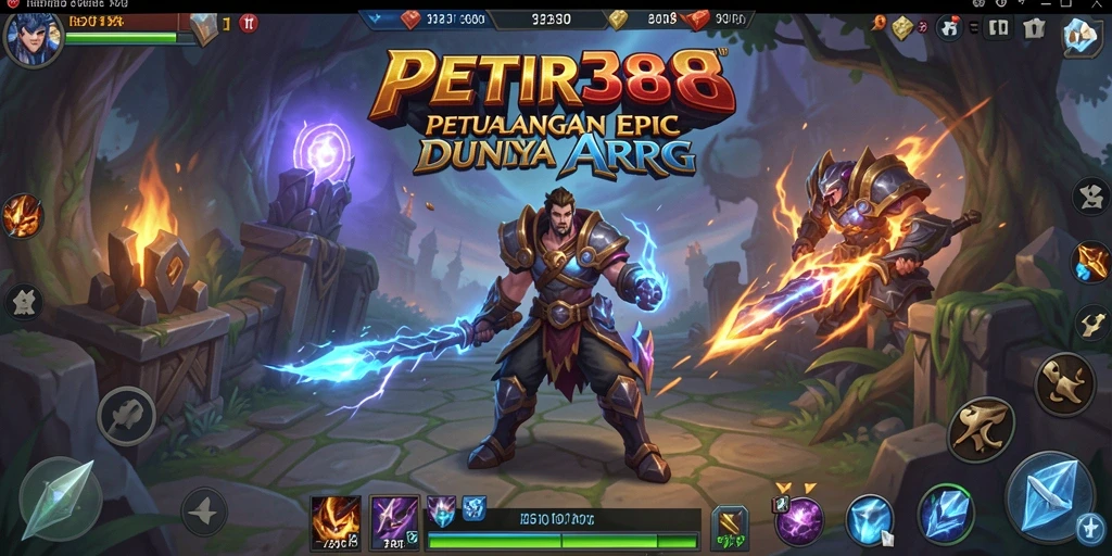 Screenshot gameplay PETIR388 yang memperlihatkan aksi pertarungan seru.