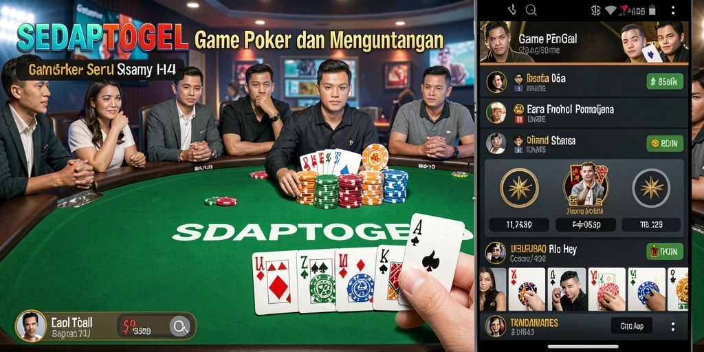 Tampilan gameplay SEDAPTOGEL yang menegangkan dan interaktif.