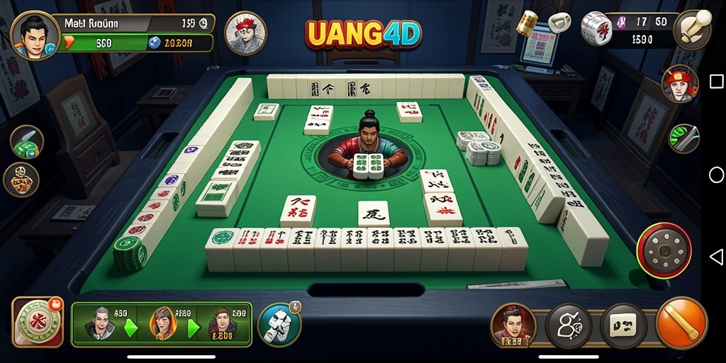 Tampilan gameplay menarik dari UANG4D yang penuh warna.