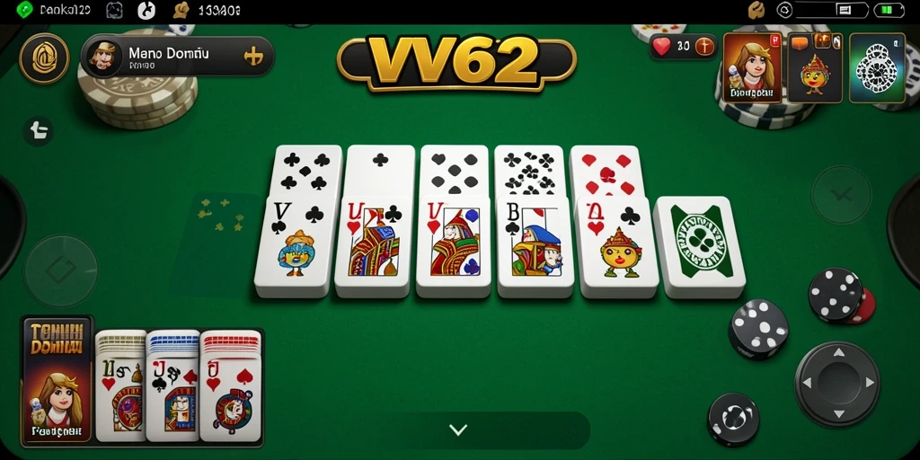 Screenshot gameplay VV62 dengan grafis yang memukau dan interaksi pemain.