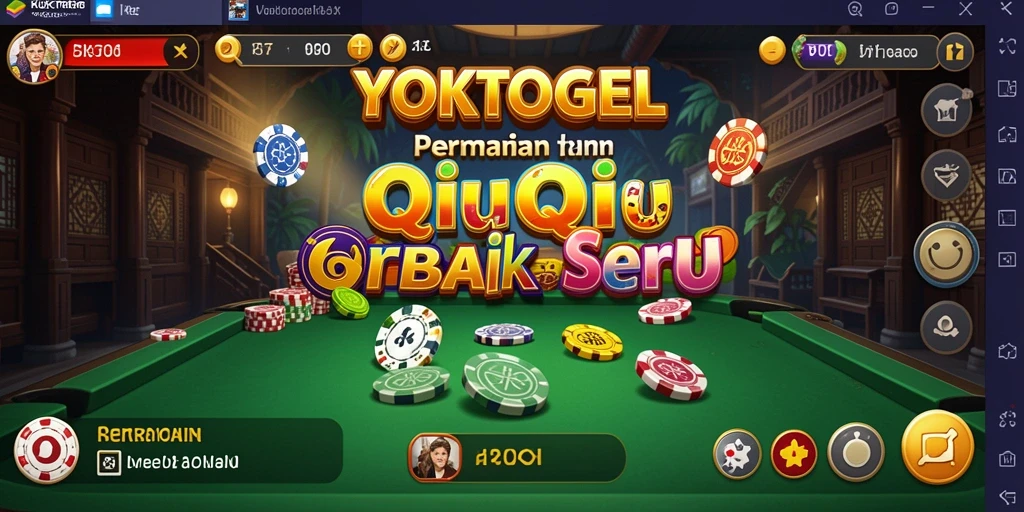 Tampilan gameplay menarik dari YOKTOGEL QiuQiu.